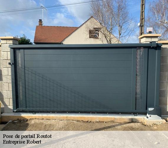 Pose de portail routot-27350 Entreprise Robert