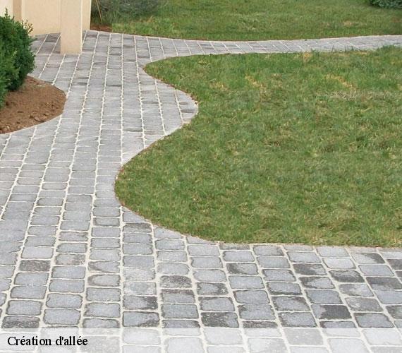 Création d'allée  dame-marie-27160 Entreprise Robert