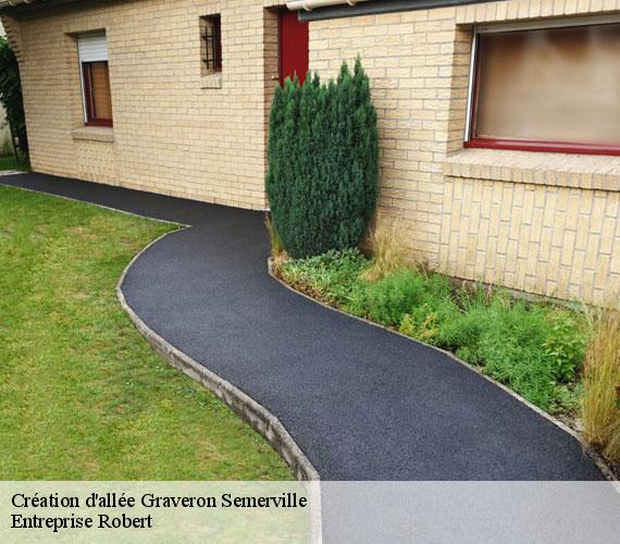 Création d'allée graveron-semerville-27110 Entreprise Robert