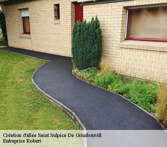 Création d'allée  saint-sulpice-de-grimbouvill-27210 Entreprise Robert