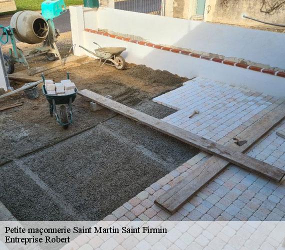 Petite maçonnerie  saint-martin-saint-firmin-27450 Entreprise Robert